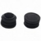 1X (védősapkák, kerek csőbetétes fedél, 19 mm átmérőjű, 20 darabos fekete X6D3)