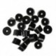 1X (20 db 13 x 10 x 10 mm-es gumi szék lábbetétek csempe padlóvédő - Q5E3