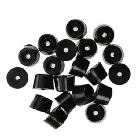 1X (20 db 13 x 10 x 10 mm-es gumi szék lábbetétek csempe padlóvédő - Q5E3