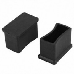 1X (négyszögletes gumi védelem bútorszék lábakhoz 30 mm x 15 mm 2 Pi U6V6