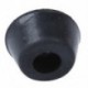 10 db 21 mm x 12 mm-es fekete kúpos, süllyesztett gumi lökhárítók, D8Q5