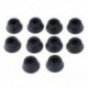 10 db 21 mm x 12 mm-es fekete kúpos, süllyesztett gumi lökhárítók, D8Q5