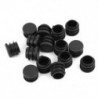 15db fekete, 19 mm átmérőjű, kerek műanyag lezáró végsapka, csővezeték-betét A1J6
