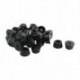 Háztartási bútor Fekete gumi lábak 13 mm x 7 mm 30 PCS F1Q1