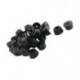 Háztartási bútor Fekete gumi lábak 13 mm x 7 mm 30 PCS F1Q1