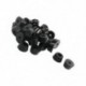 Háztartási bútor Fekete gumi lábak 13 mm x 7 mm 30 PCS F1Q1