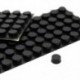 Bútorgomb, kerek, 10 mm x 5 mm, öntapadós gumi párnák, 6 az 1-ben Z8J8
