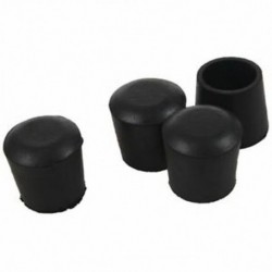 1X (gumi 22mm lyukos Dia szék asztal lábfedelet tartóval 4 db fekete J3M7)