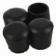 1X (gumi 22mm lyukos Dia szék asztal lábfedelet tartóval 4 db fekete J3M7)