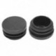 30 mm x 21 mm-es fekete műanyag takaró végsapkák, kerek csőbetét, 10 darab C S2R4