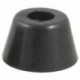 10 db 21 x 12 mm-es kúpos mélyedésű lábszárak gumi puffer Anyag: gumi R3S4
