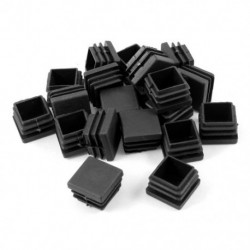 20 db-os műanyag négyzet alakú takaró végsapka csőbetétek 25 mm x 25 mm R7T5