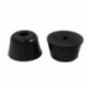 1X (2 db, 50 mm x 30 mm, kúpos, süllyesztett gumi láb lökhárítók, alátét alátét, fekete D6Y4)