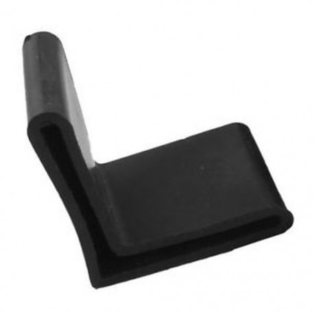 Gumi burkolatok Bútorok Sarokvasaláb 40mm x 40mm 10 darab fekete D6U9 E0W6