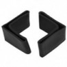 10 db 50mm x 50mm L alakú bútorszögű gumi talpbetét B7B6 T1M0