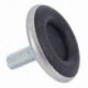2X (állítható bútorcsúsztatható menetes szintező láb M6 x 18mm 20 db M7K2)