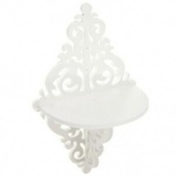Filigrán stílusú fali polc Shabby Chic fali polc Falikar falusi ház wh Q9O8