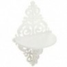 Filigrán stílusú fali polc Shabby Chic fali polc Falikar falusi ház wh Q9O8