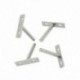 2X (4 db 10 mm x 102 mm fém rejtett rejtett láthatatlan polctartó - 4 hüvelykes B7P4