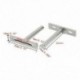 2X (4 db 10 mm x 102 mm fém rejtett rejtett láthatatlan polctartó - 4 hüvelykes B7P4