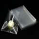 1X (100 db 6 x 10 cm méretű keksz keksz cukorka ajándék celofán műanyag zacskó L7D0