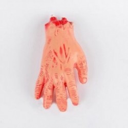 Halloween törött kéz törött lábtartó szimulált protézis véres kézi foo D0G8