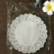 1X (100 darab fehér csipke kerek doilies torta csomagolópadok Esküvői asztali K8J4