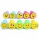 10db-os hangulatjelek Smile buta arcbélyegzők, írószerkészlet gyerekeknek Ajándék Party Loot J1V5
