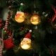 2X (1db új karácsonyi izzó karácsonyi dekoráció Bubble Christmas Ball V7T8