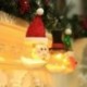 2X (1db új karácsonyi izzó karácsonyi dekoráció Bubble Christmas Ball V7T8