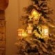 1X (Faház, könnyű karácsonyi díszek, kis szállodai bár karácsonyi tre W6E3