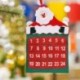 4X (Karácsonyi adventi naptár Visszaszámlálás Mikulás Szövet Xmas Decor PocketJ3J3