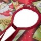 5db Piros - Télapó - Rénszarvas - Karácsonyfa mintás - Karácsonyfa szoknya - Karácsonyfatalp takaró - Q8U9