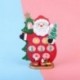 2X (A fából készült santa asztali karácsonyi dekoráció mini fa díszek és Mini Y1I5