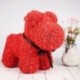 9X (Valentin ajándék 37 cm-es romantikus mesterséges rózsa kutya esküvői barátnőnek Q9H3