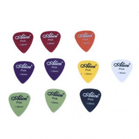 1X (Alice 10x Plectrum gitár kiegészítők gitárfelvevő 1,5 mm X1W4)