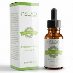 MELAO 2,5% fokozott retinolszérum hialuronsavval és E-vitaminnal, szerves M8S1