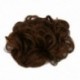 3X (Hullámos, göndör szintetikus hajrügyekkel borított hajsütő klip a Scrunchie Hair Ext Q4N1-ben