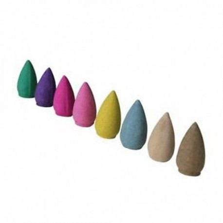 100db reflux füstölőkúpok aromaterápiás Levendula Rose Jasmine X4E5
