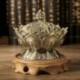 Lotus füstölő füst kúp aromájú égőtartó tűzhely visszaáramlás-cenzúra Decor-Br P9N8