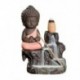 Piros - 20 pc füstölő kúpok   égő kreatív otthoni dekoráció A kis szerzetes kis Buddha X3F5