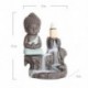 Piros - 20 pc füstölő kúpok   égő kreatív otthoni dekoráció A kis szerzetes kis Buddha X3F5