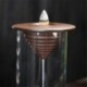 1X (Time Hourglass kerámia visszafolyó füstölő tartó füstölő égő szélvédőK6Q7)