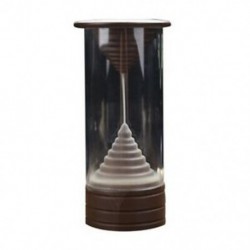 9X (Time Hourglass kerámia visszafolyó füstölő tartó füstölő égő szélvédő U3M2