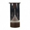 9X (Time Hourglass kerámia visszafolyó füstölő tartó füstölő égő szélvédő U3M2
