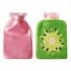Zöld - Mini melegvizes palack plüss kézi melegítővel TG melegvizes táska