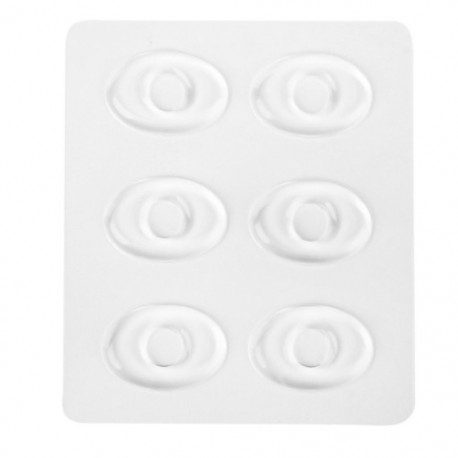 6db ovális közép lyuk csirke szem masszázs kopásgátló kicsi kerek Putt E3W4