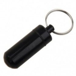 Alumínium dobozos tok, palacktartó, tároló, kulcstartó vadonatúj, fekete, fekete U9W8