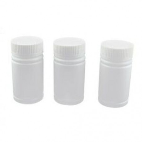 Üres műanyag palackok Tablettát tartalmazó tartálytartó 3db fehér S1S1