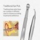 8 db Ear Pick Earwax eltávolító készlet, fültisztító szerszámkészlet, Ear Curette Ear H2K1